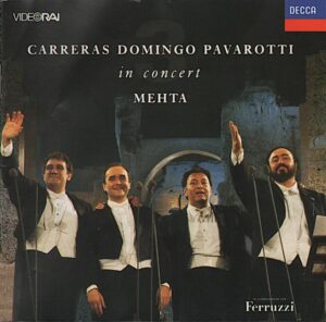 Three Tenors in Concert (CD) - Carreras Domingo Pavarotti - Mehta