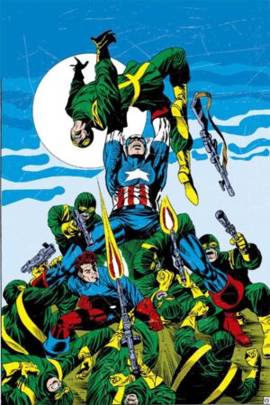 Capa do produto Coleção Clássica Marvel Nova Fase Vol 26 - Capitão América 7 - Esta noite eu morro - Jack Kirby